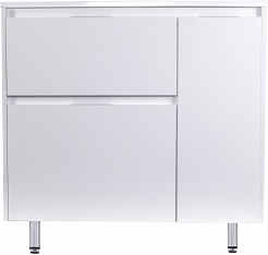 Style Line Мебель для ванной Барселона 90 L белая с б/к Люкс Plus – фотография-2